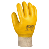Nitril-Schutzhandschuh gelb 
INGOLSTADT vollbeschichtet
mit Strickbund  -  EN 388 - More 1