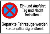 Parkverbotsschild Alu
B600xH400 mm
Ein-und Ausfahrt - More 1