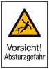 Warnschild Aluminium
B262xH371 mm
Vorsicht Absturzgefahr - More 1