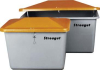 Streugutbehälter 1100 l
B1630xT1210xH1010 mm
ohne Entnahmeöffnung - More 1