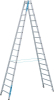 Stehleiter Coni B
2x16 Sprossen
Leiterlänge 4,58 m - More 1