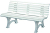 Gartenbank HELGOLAND
3-Sitzer Länge 1500 mm
weiß - More 1
