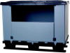 Faltbox grau
B800xT1200 mm, 3 Kufen
mit Ladeklappe - More 1
