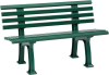 Gartenbank IBIZA
2-Sitzer Länge 1200 mm
grün - More 1