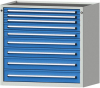 Anke Schubladenschrank
B1060xT700xH980mm
RAL 7035/5012 - More 1