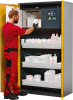 Chemikalienschrank gelb
Glas 3 Tablarauszüge - More 1