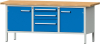 Format Kastenwerkbank
B2000xT700xH840mm
RAL 7035/5012 BMP: 40 mm - More 1