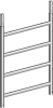 Alu-Standleiter
4 Sprossen
B750 x H1000 mm - More 1