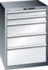 Schubladenschrank 36x36E
B717xT725xH1000mm
RAL 5012 - More 1