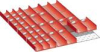 Muldeneinsatz-Set
für FH 50 mm 27x36 E
2-tlg,12 Mulden,30 Wände - More 1