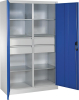 Flügeltürenschrank
B1200xT500xH1950 mm
RAL7035/5010,4Schubladen - More 1