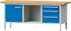 Format Kastenwerkbank
B2000xT700xH840mm
RAL 7035/5012 BMP: 40 mm - More 1