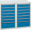 Format Schubladenschrank
B500xT1000xH900mm
RAL 7035/5012 - More 1