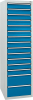 Format Schubladenschrank
B1800xT500xH500mm
RAL 7035/5012 - More 1