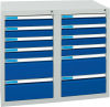 Format Schubladenschrank
B500xT1000xH900mm
RAL 7035/5010 - More 1