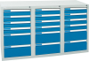 Format Schubladenschrank
B500xT1500xH900mm
RAL 7035/5012 - More 1