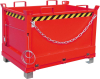Klappbodenbehälter 500 l
B1245xT840xH845 mm
RAL3000 Tragkraft 1000kg - More 1