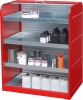 Gefahrstoffrollladenschr
1300x870x1610, rot - More 1