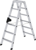 Alu-Stehleiter
2x6 Stufen
Gesamthöhe 1,38 m - More 1