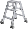 Alu-Stehleiter
2x3 Stufen, rollbar
Gesamthöhe 0,67 m - More 1