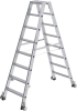 Alu-Stehleiter
2x8 Stufen, rollbar
Gesamthöhe 1,85 m - More 1