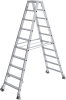 Alu-Stehleiter
2x10 Stufen, rollbar
Gesamthöhe 2,32 m - More 1