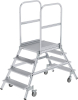 Alu-Podestleiter
2x4 Alu-Stufen
Podesthöhe 0,96 m - More 1