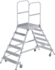 Alu-Podestleiter
2x6 Alu-Stufen
Podesthöhe 1,44 m - More 1