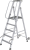 Alu-Stehleiter
5 Stufen, rollbar
Gesamthöhe 1,88 m - More 1