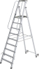 Alu-Stehleiter
9 Stufen, rollbar
Gesamthöhe 2,82 m - More 1