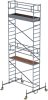 Rollgerüst m. Fahrbalken
Plattform B2450xT750 mm
Plattformhöhe 5,45 m - More 1