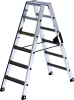Alu-Stehleiter 250 kg
2x6 Stufen clip-step R13
Gesamthöhe 1,38 m - More 1