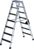 Alu-Stehleiter 250 kg
2x7 Stufen clip-step R13
Gesamthöhe 1,61 m - More 1