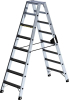 Alu-Stehleiter 250 kg
2x8 Stufen clip-step R13
Gesamthöhe 1,85 m - More 1