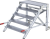 Alu-Arbeitspodest fahrbar
5 Alu-Stufen B 1000 mm
Podesthöhe 0,99 m - More 1