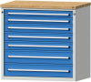 Anke Schubadenschrank
B1060xT700xH980mm
RAL 7035/5012 - More 1
