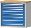 Anke Schubladenschrank
B1060xT700xH1020mm
RAL 7035/5012 - More 1