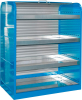 Gefahrstoffrollladenschr
1300x870x1610, blau - More 1