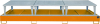 Auffangwanne AWA 1000-3
lackiert orange RAL 2000 - More 1