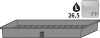 Auffangwanne PE
70x898x428 mm - More 1