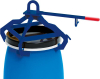 Spannklauengreifer für
Kunststoff-Fässer 120 l - More 1
