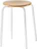 Hocker m. Holzsitz
lichtgrau/buche - More 1
