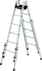 Alu-Stehleiter
2x6 Sprossen, treppeng.
Leiterlänge 1,80 m - More 1