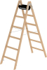 Holz-Stehleiter
2x6 Sprossen
Leiterlänge 1,79 m - More 1