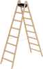 Holz-Stehleiter
2x8 Sprossen
Leiterlänge 2,34 m - More 1