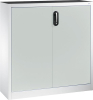 Beistellschrank
B930xT400xH1200 mm
RAL 7035, 2 Fachböden - More 1
