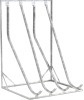 Fahrrad-Schräghochparker
einseitig, verzinkt
L 1400 mm, 4 Plätze - More 1