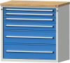 Anke Schubadenschrank
B1060xT700xH1020mm
RAL 7035/5012 - More 1