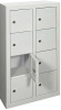 Kleinfach-Wandschrank
H815xB460xT200 mm
2x4 Fächer RAL7035 - More 1