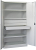 Schwerlastschrank m.Türen
H1950xB1040xT630 mm
3 FB, SL 3 x FH 125 mm - More 1